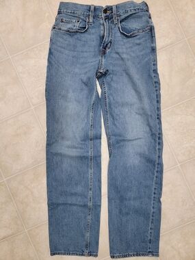 Old Navy Men's Straight Jeans in Light Blue Denim